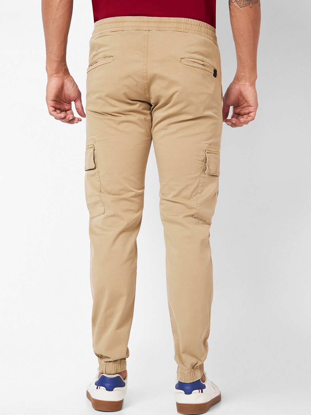 SPYKAR Men Slim Fit Cotton Trousers