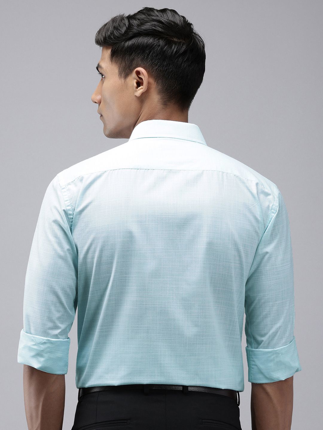Park Avenue Reka Bentuk Self diperiksa Slim Fit Otmate Care Formal Shirt