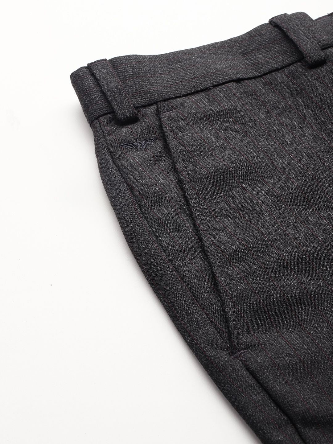 Park Avenue Men Striped Formal Trousers