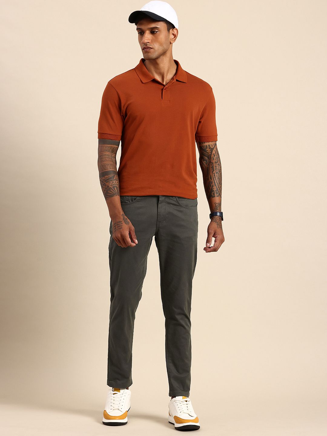 Being Human Men Classic Chinos Trousers