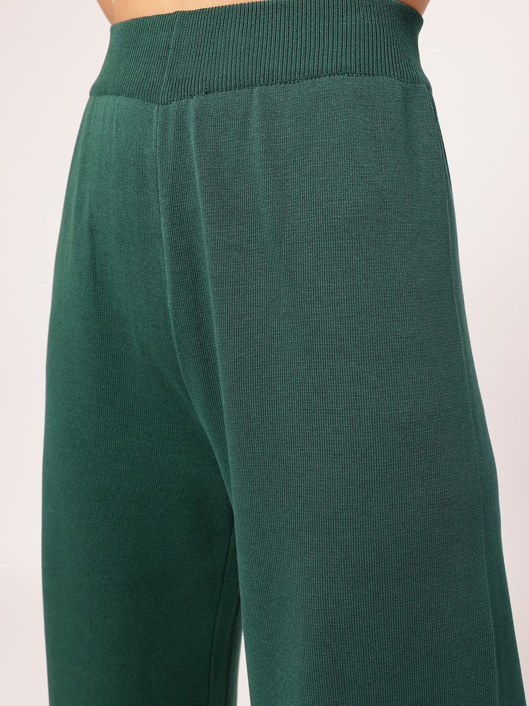 DressBerry The Knit Shift Contrast Edge Slit Hem Co-Ords