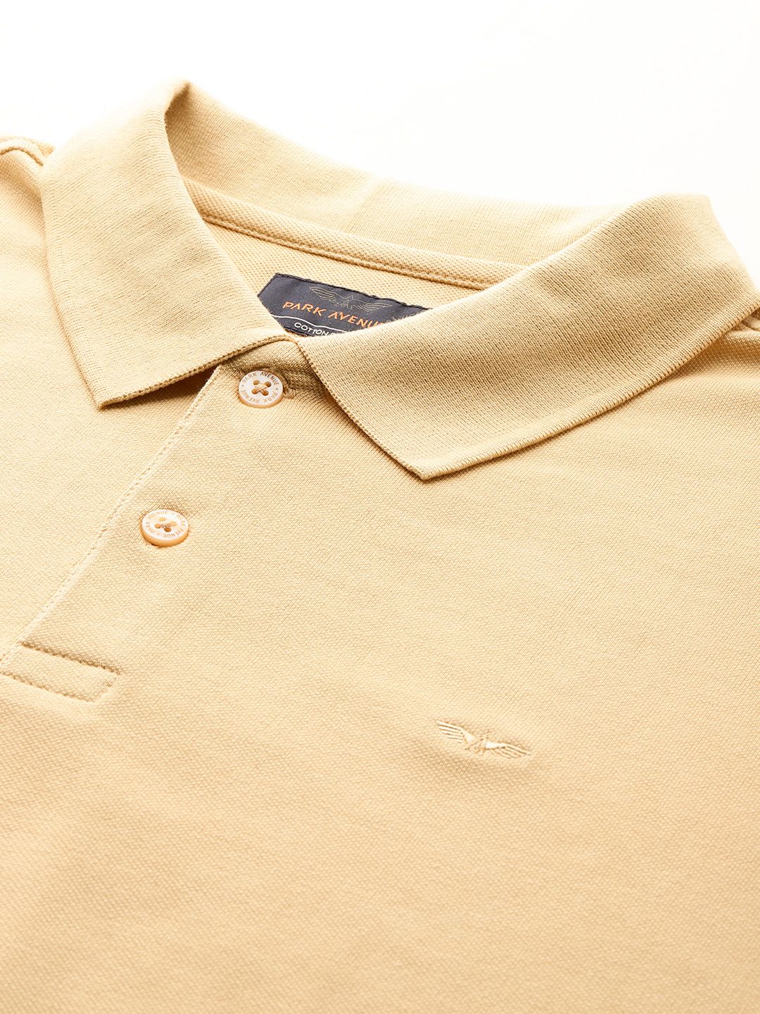 Park Avenue Solid Polo Collar T-shirt