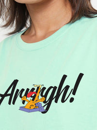 Bewakoof Women Garfield Comic Graphic Round Neck T-shirt
