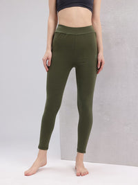 HRX by Hrithik Roshan Women Mid-Rise Cropped Skinny Fit Yoga Tights