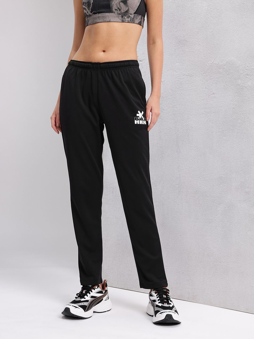 HRX by Hrithik Roshan Women Brand Logo Print Training Track Pants