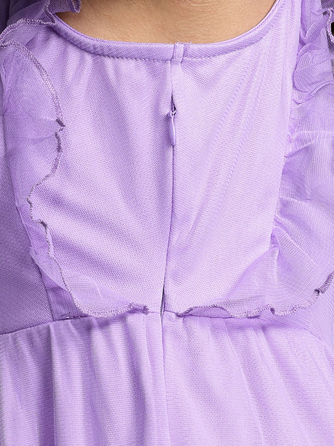 DressBerry Ruffled Net A-Line Dress