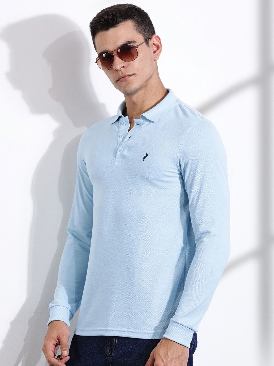 Thomas Scott Men Solid Polo Collar T-shirt