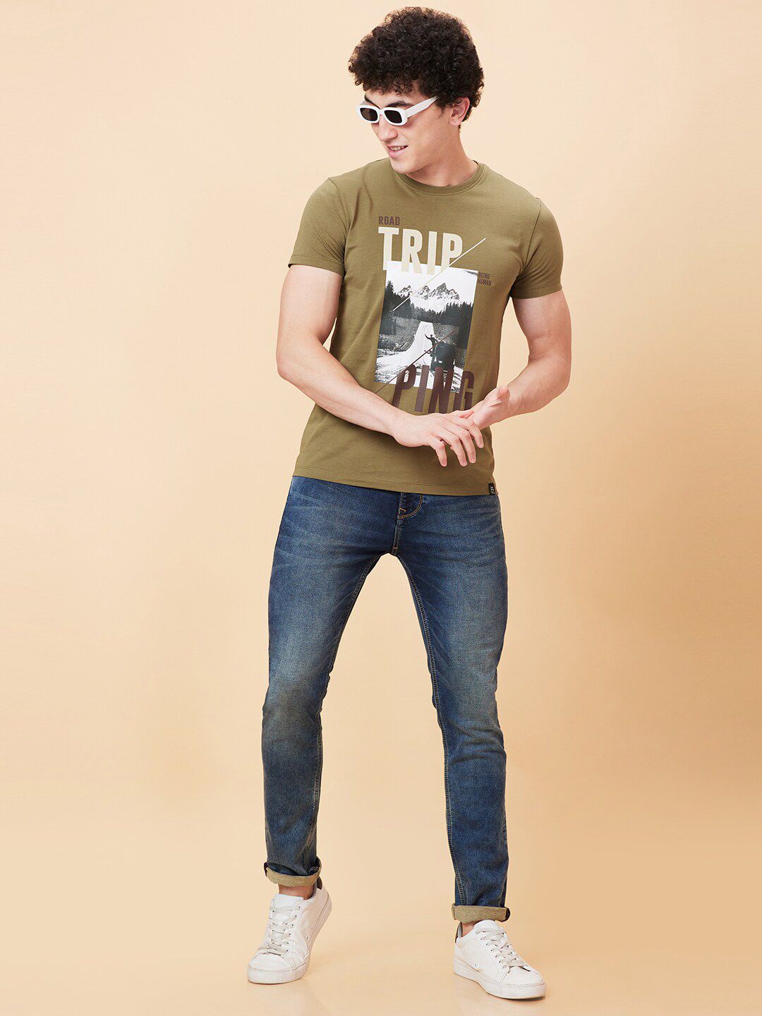 Being Human Graphic Printed Short Sleeves T-shirt