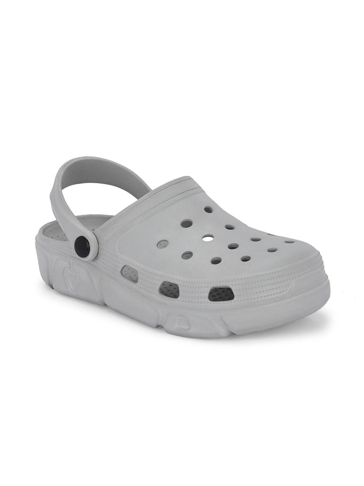 HRX by Hrithik Roshan Men Grey Rubber Clogs