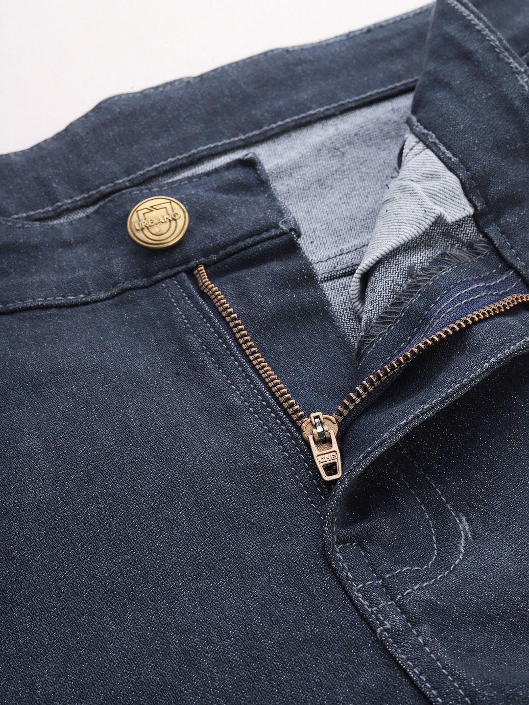 Urbano Fashion Men Grey Slim Fit Stretchable Jeans