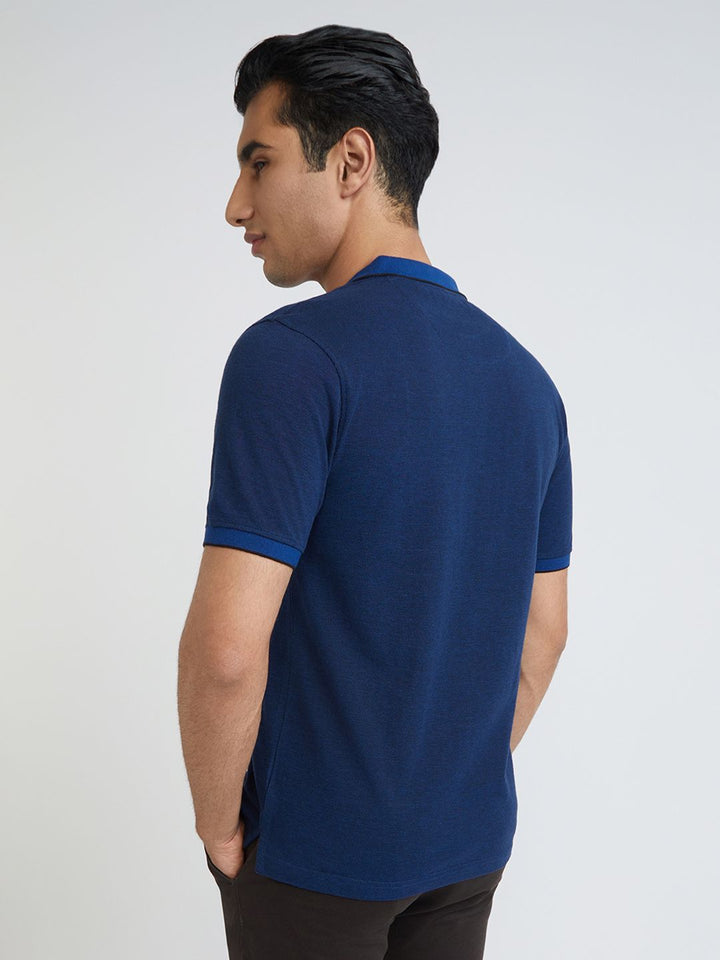 Raymond Pure Cotton Modern Fit Polo Collar T-shirt
