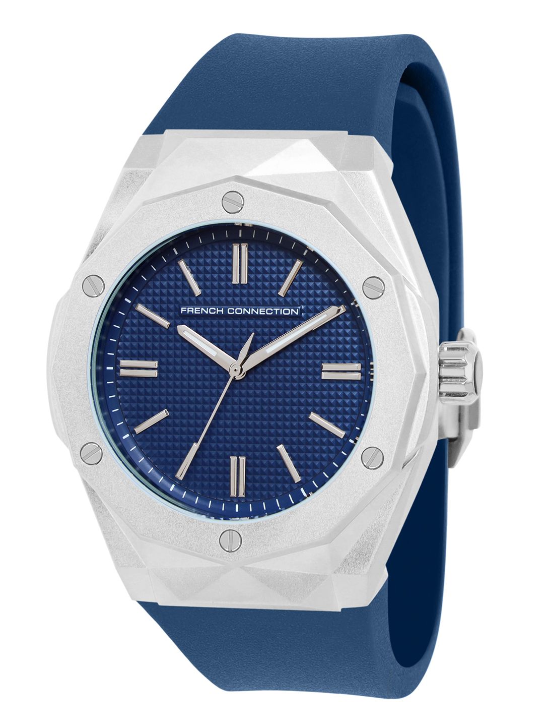French Connection Men Textured Dial & Straps Analogue Watch FCP47UL-S