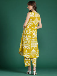 Indo Era Tribal Printed Pure Cotton Kurta with Trousers