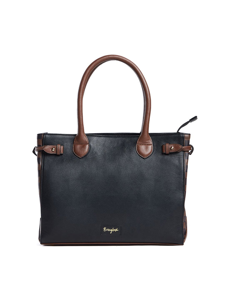 Berrylush Colourblocked Structured Shoulder Bag