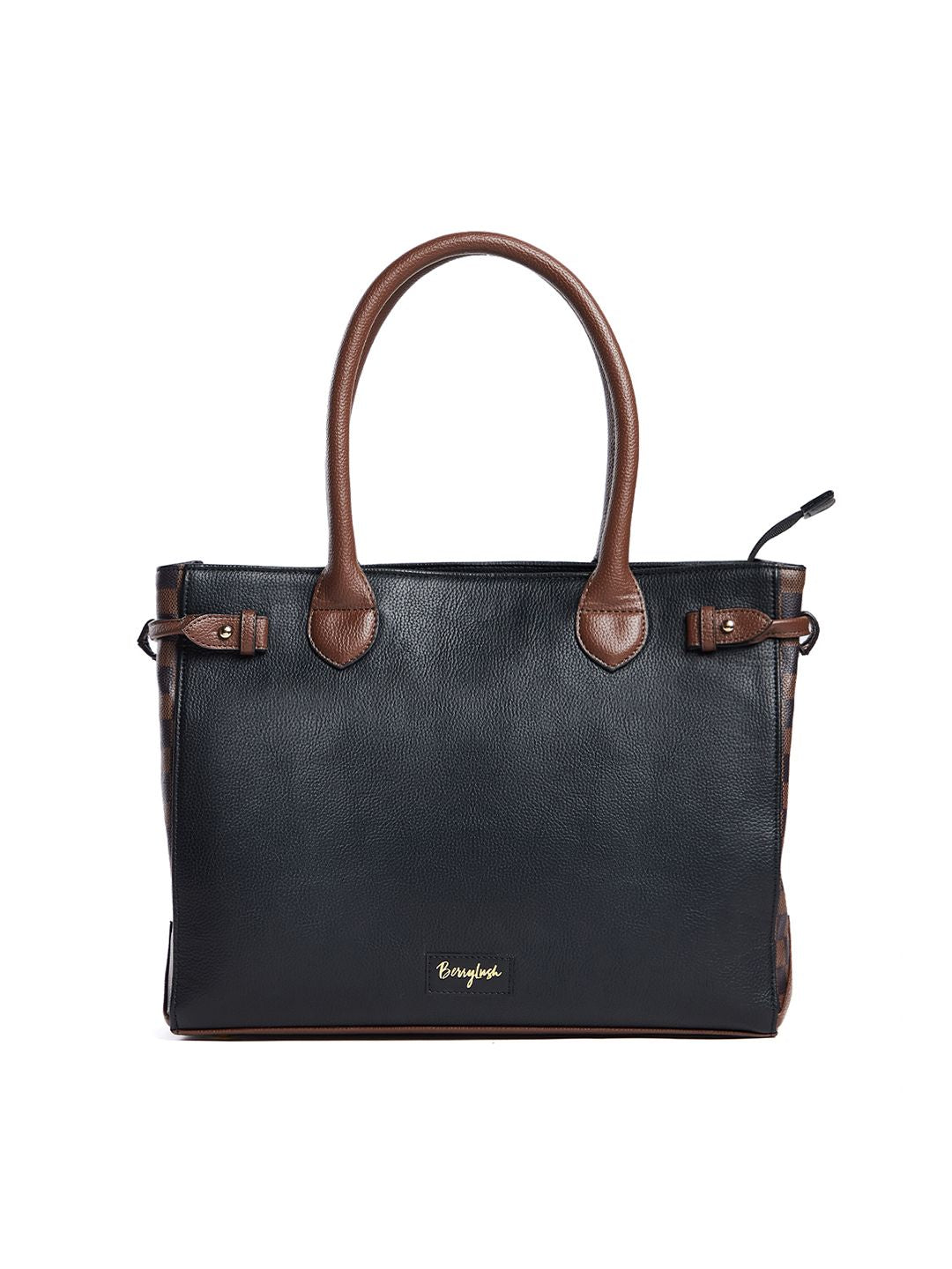 Berrylush Colourblocked Structured Shoulder Bag