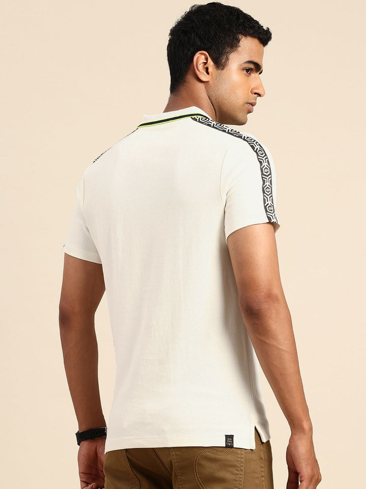 Being Human Polo Collar Pure Cotton T-shirt
