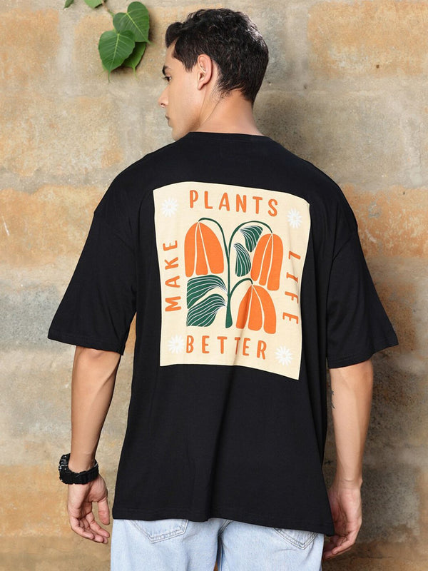 Thomas Scott Graphic Print Drop-Shoulder Sleeves T-Shirt Kapas Tulen Berat