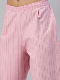 KALINI Women Pure Cotton Kurta With Trousers