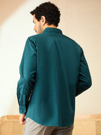 DENNISON Smart Spread Collar Cotton Formal Shirt