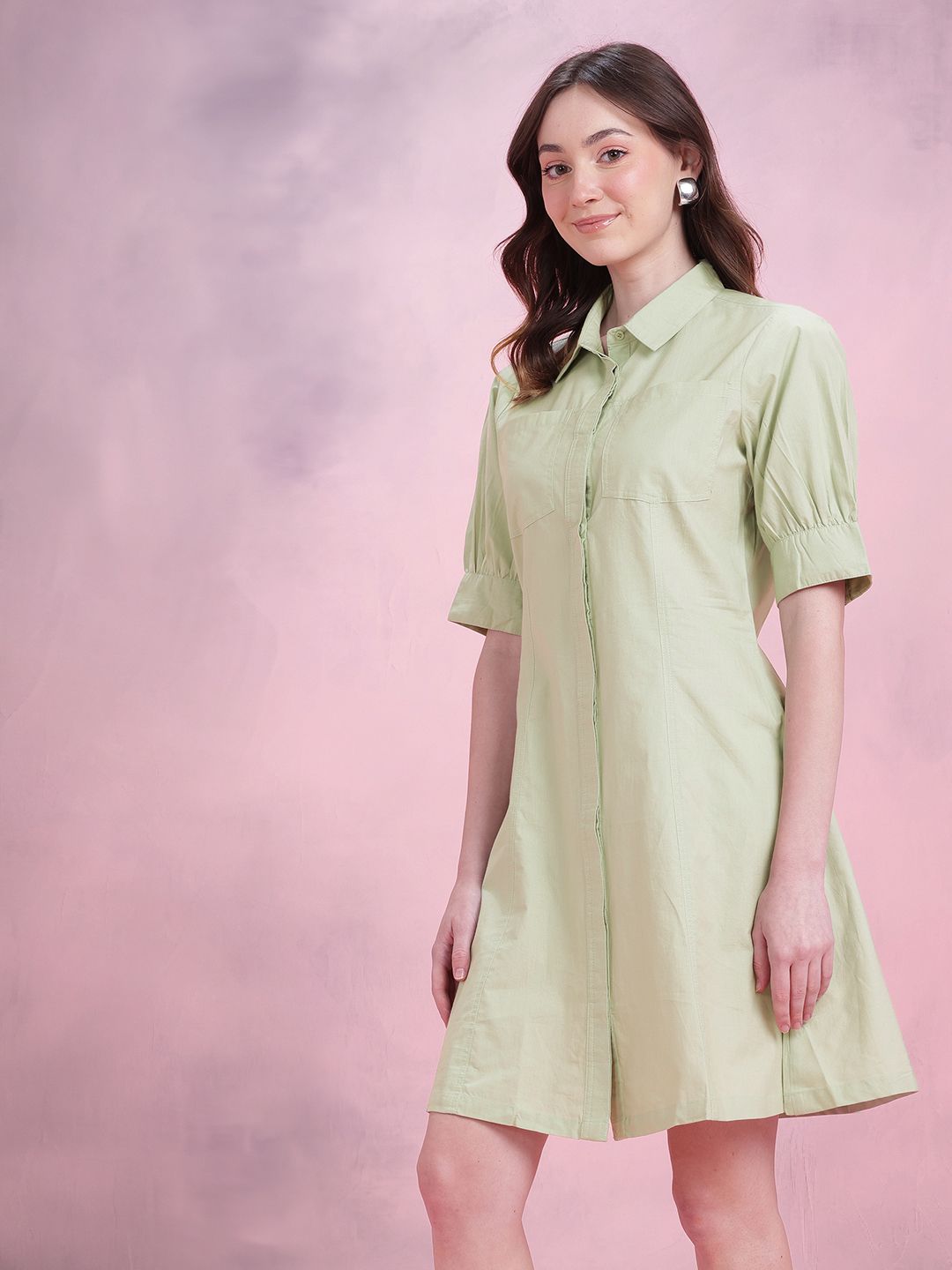DressBerry Pure Cotton Shirt Dress
