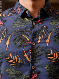 The Indian Garage Co Men Slim Fit Indie Printed Resortwear Shirt