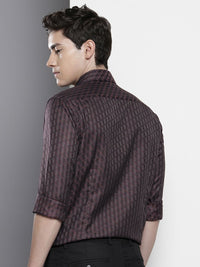 The Indian Garage Co. X Luxe Slim Fit Checked Formal Shirt