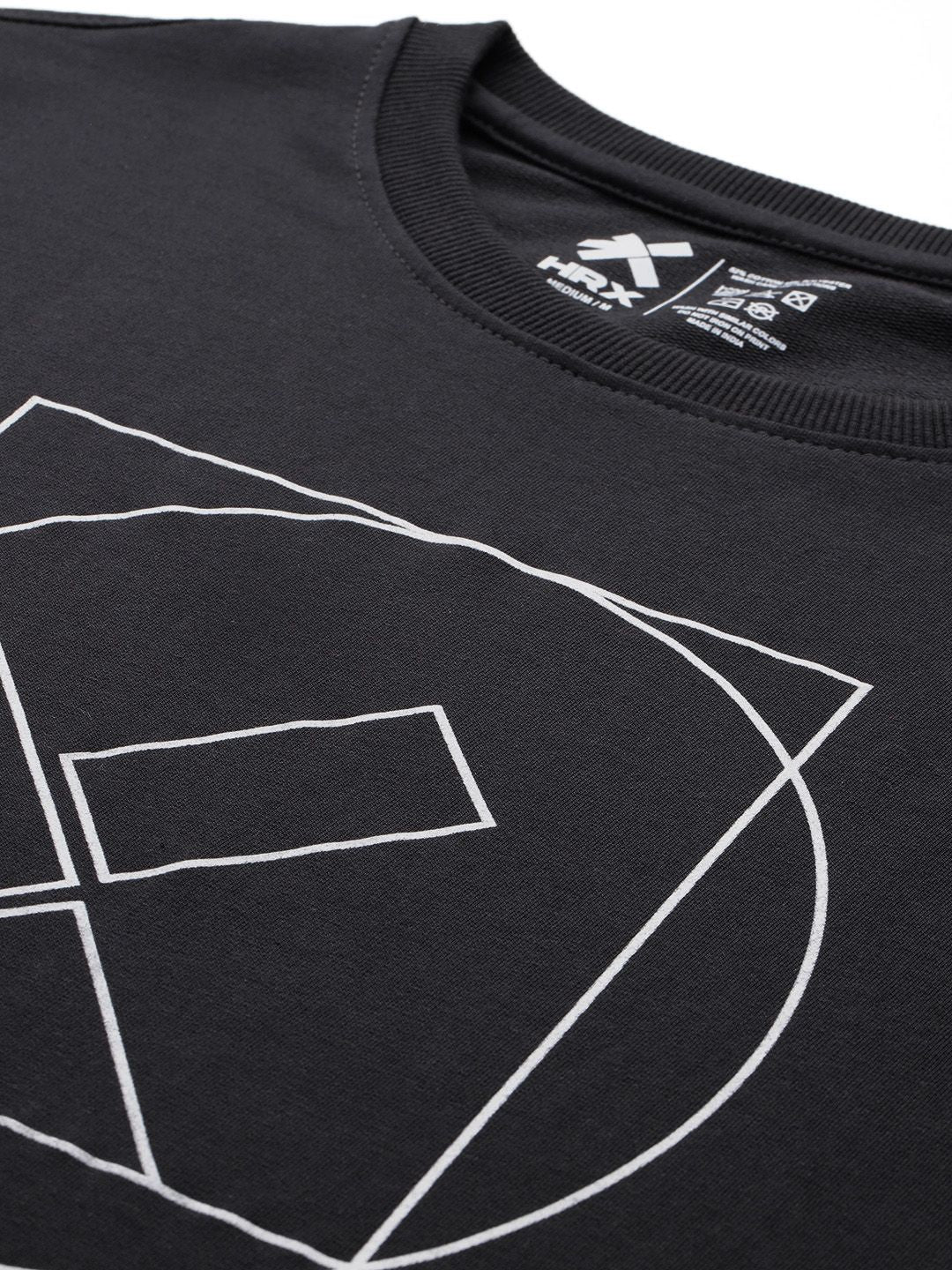 HRX by Hrithik Roshan Geometric Printed Yoga Tracksuit