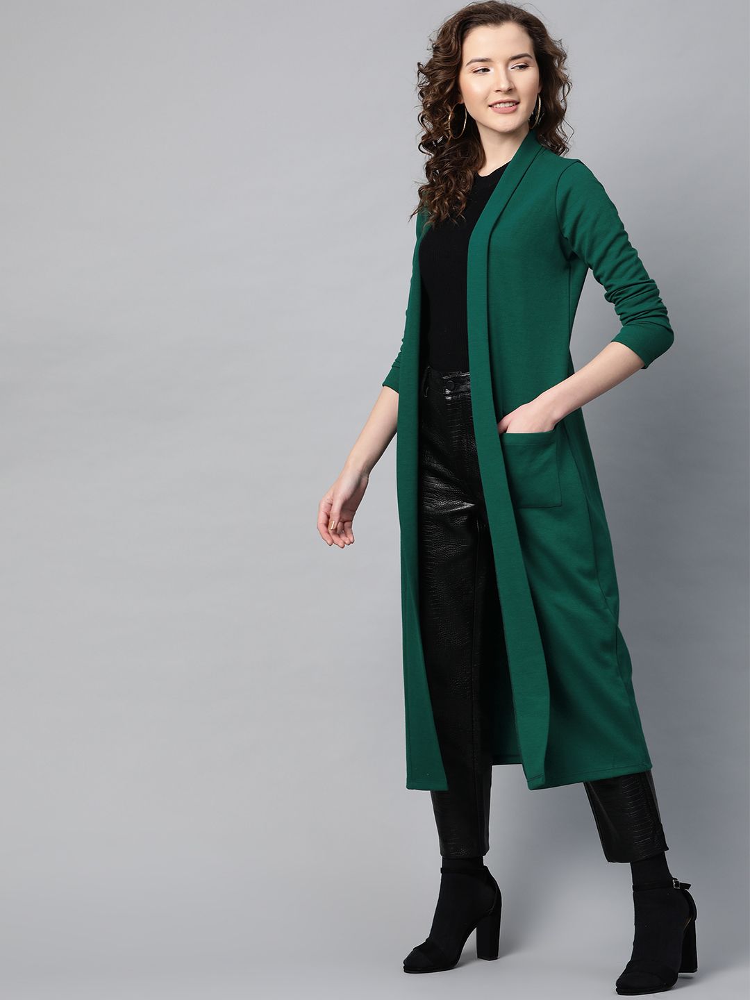 SASSAFRAS Open Front Longline Shrug