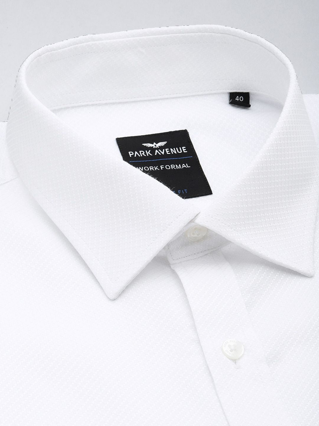 Park Avenue Slim Fit Textured Formal Shirt