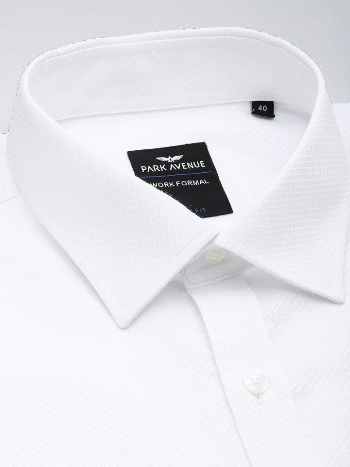 Park Avenue Slim Fit Textured Formal Shirt