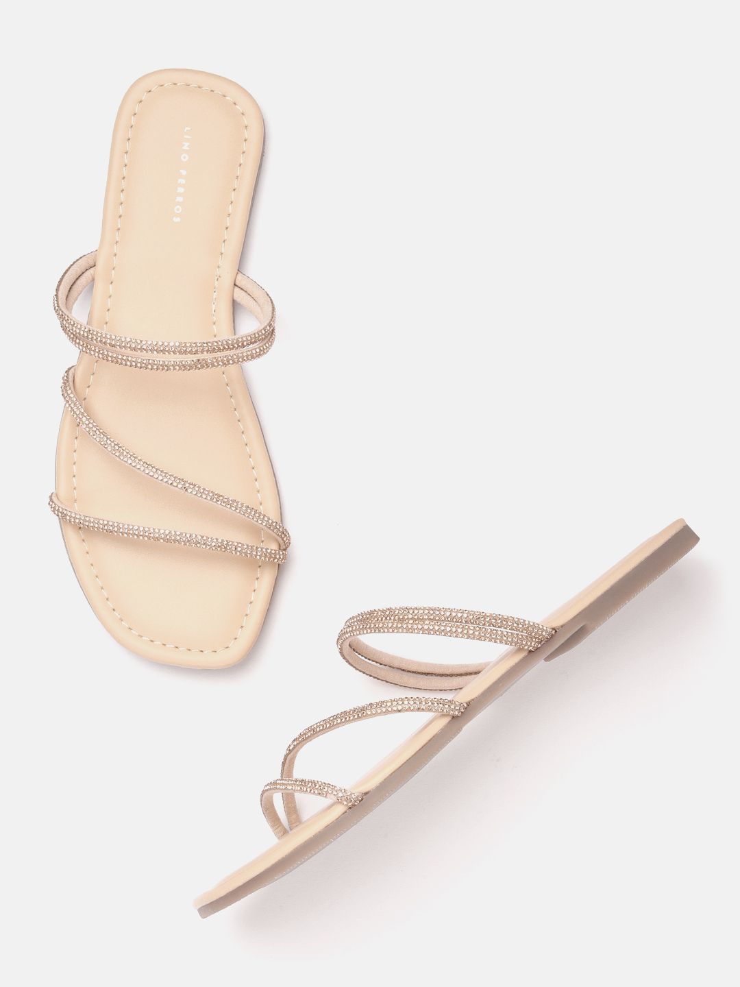 Lino Perros Women Embellished One Toe Flats
