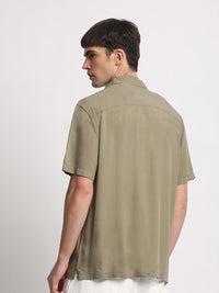THE BEAR HOUSE Solid Casual Shirt