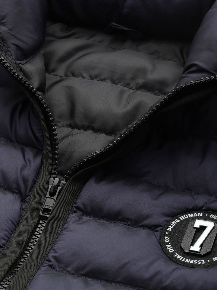 Being Human Puffer Jacket with Applique