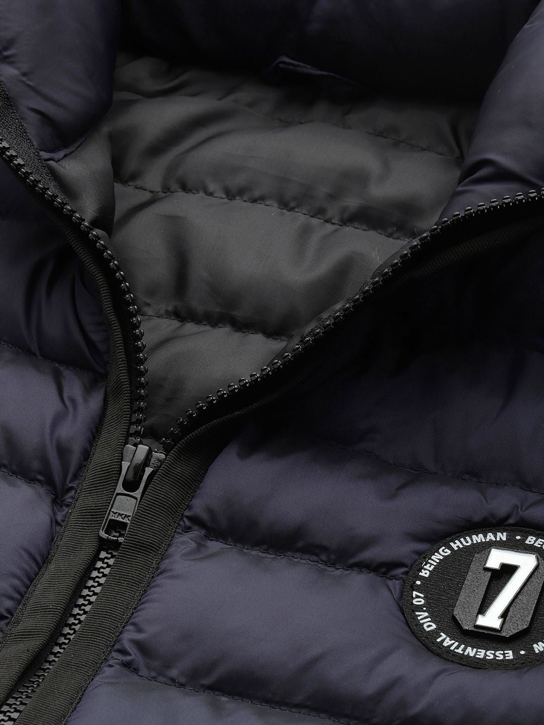 Being Human Puffer Jacket with Applique