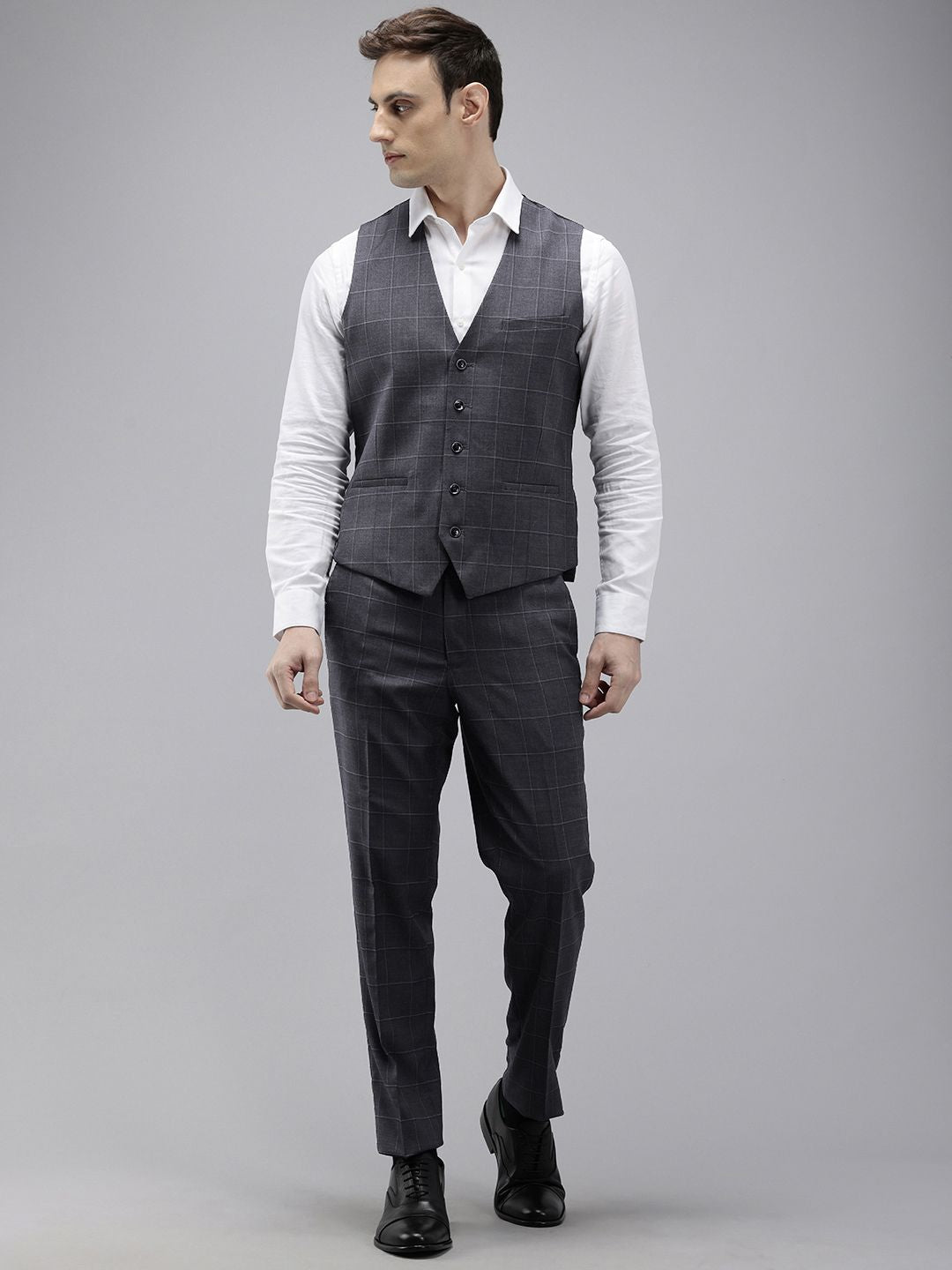 Park Avenue Neo Fit Single Breasted Formal 3-Piece Suit