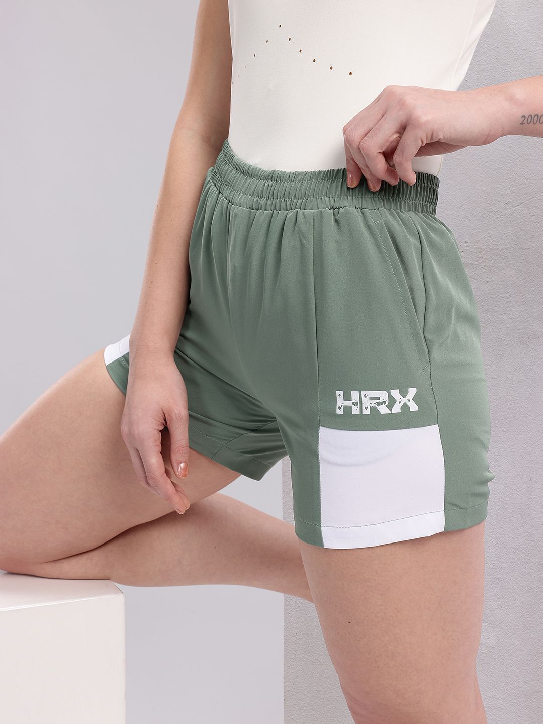 HRX by Hrithik Roshan Women Colourblocked Shorts