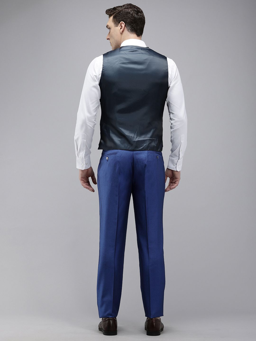 Park Avenue Super Slim Fit Notched Lapel Collar 3 Piece Party Suit
