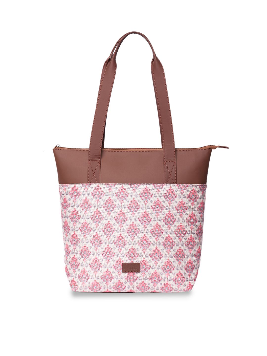 ZOUK Ethnic Motifs Printed Shopper Tote Bag