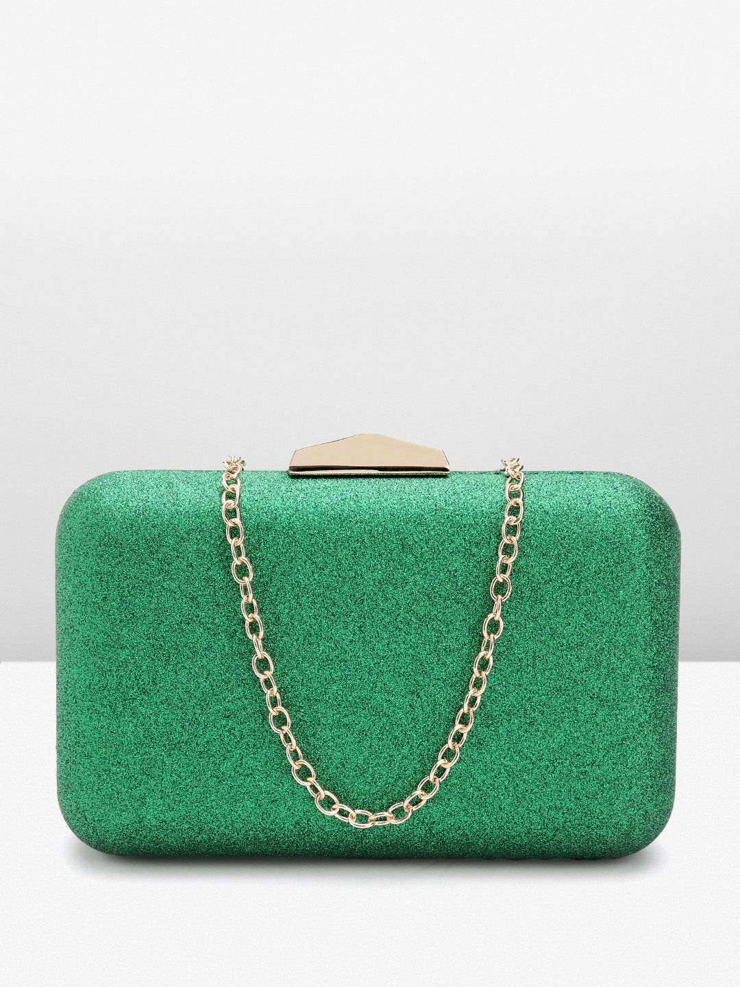 Lino Perros Women Shimmery Party Box Clutch
