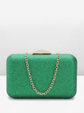 Lino Perros Women Shimmery Party Box Clutch