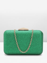 Lino Perros Women Shimmery Party Box Clutch