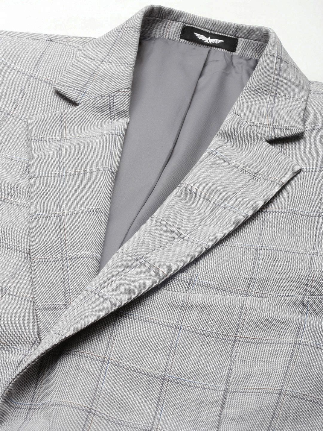 Park Avenue Super Slim Fit Notched Lapel Collar 2 Piece Formal Suit