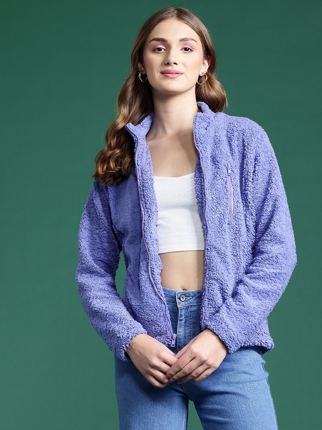 DressBerry Women Sherpa Sweatshirt