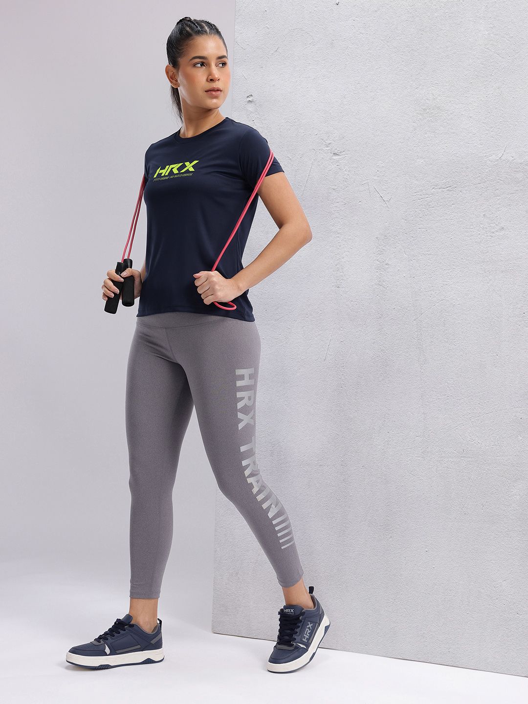 HRX by Hrithik Roshan Printed Rapid-Dry Training T-shirt