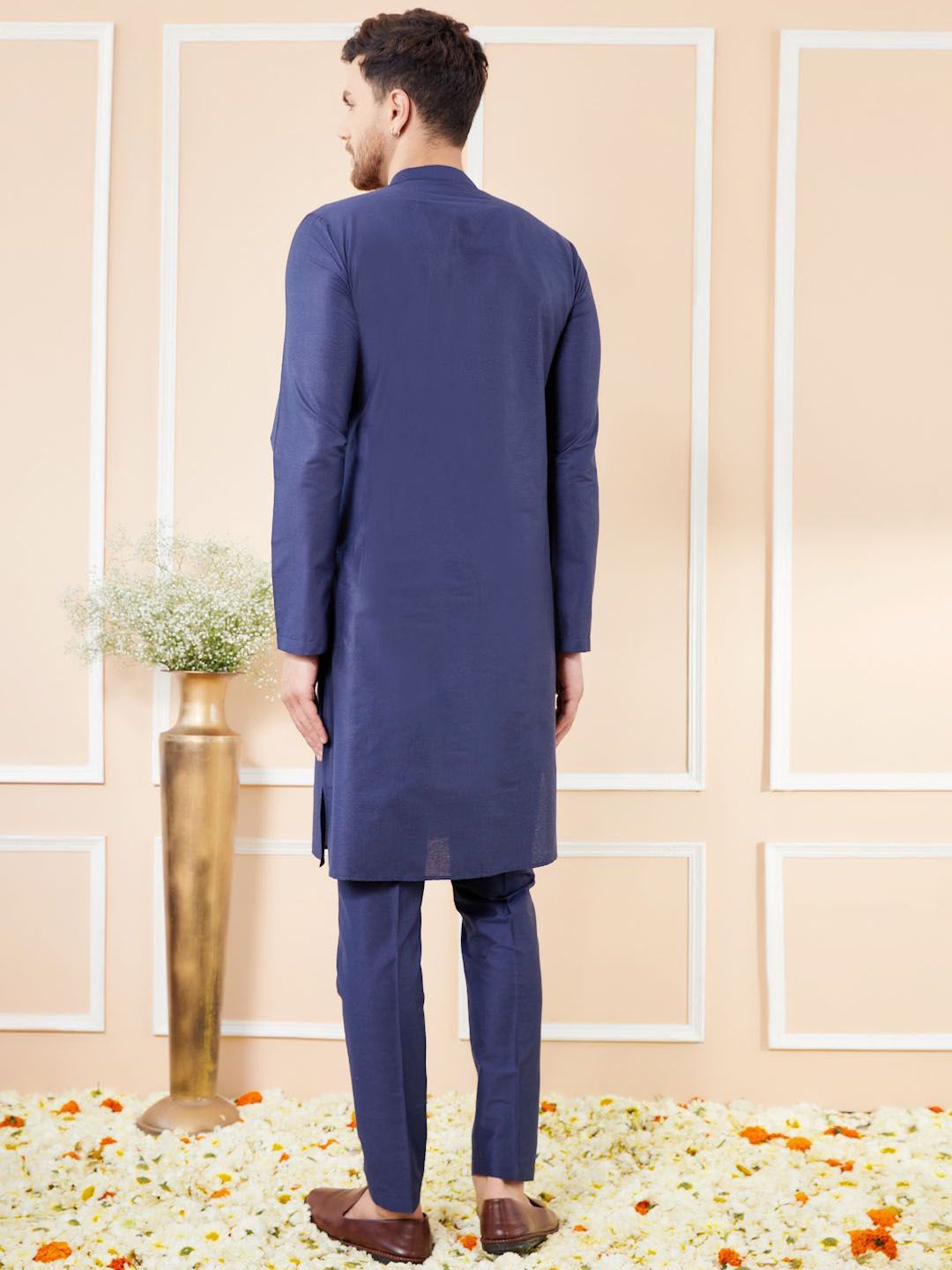 See Designs Straight Pure Cotton Kurta with Pyjamas