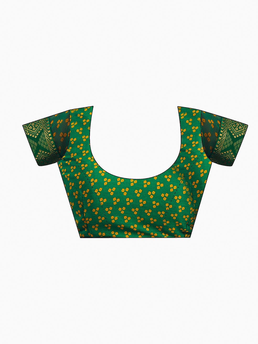 KALINI Bandhani Zari Pure Chiffon Bandhani Saree