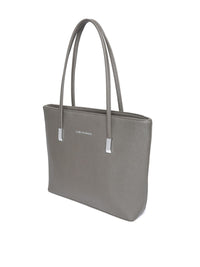 Lino Perros Grey Solid Shoulder Bag