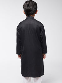 SOJANYA Boys Black Kurta