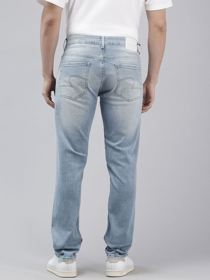 SPYKAR Men Rovers Mildly Distressed Heavy Fade Stretchable Jeans