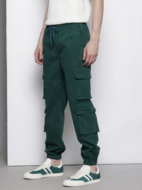 The Indian Garage Co Men Relaxed Fit Cargo Style Joggers